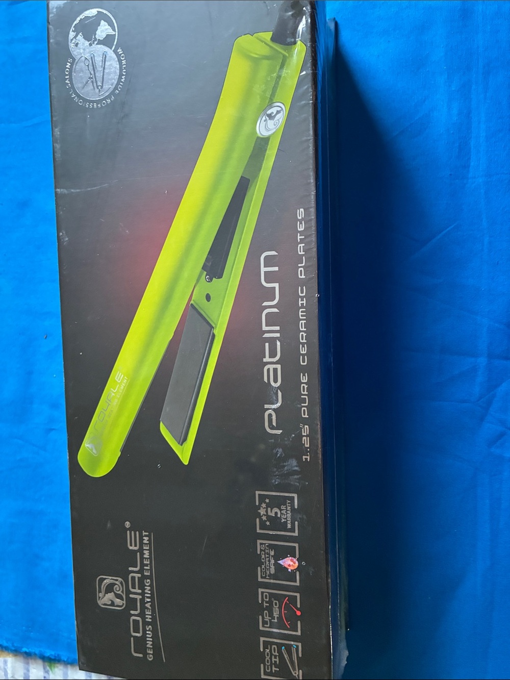 Novella Royale Lime Green Hair Straightener
